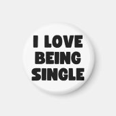 Ik ben graag single magneet (Voorkant)