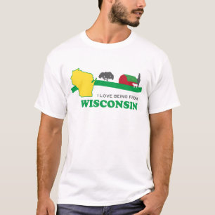 Ik ben graag van Wisconsin T-Shirt