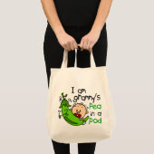 Ik ben Grammy's erwt in een pod Tote Bag (Voorkant (product))