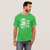 Ik ben Grieks Saint Patrick Day Gift. T-shirt (Voorkant volledig)