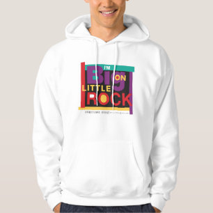 Ik ben groot op Little Rock 90's Hoodie