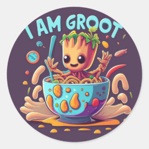 Ik ben Groot Ronde Sticker