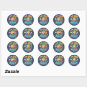 Ik ben Groot Ronde Sticker (Vel)