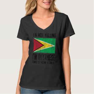 Ik ben Guyanese Guyana Flag Guyanese Root T-shirt