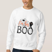 Ik ben haar Boo Funny Cool Halloween Ghost Trui (Voorkant)