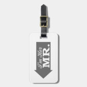 Ik ben haar Mr. (Grijze Pijl) Bagagelabel (Voorkant verticaal)