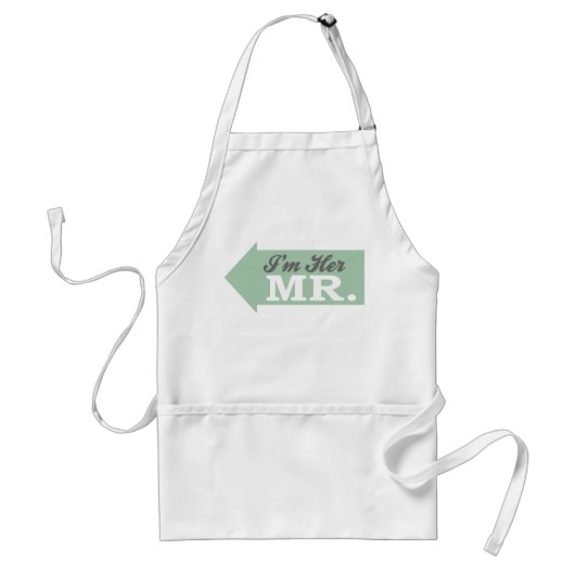 Ik ben haar Mr. (Groene Pijl) Standaard Schort (Voorkant)