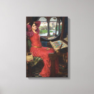Ik ben half ziek van Shadows - John Waterhouse Canvas Afdruk