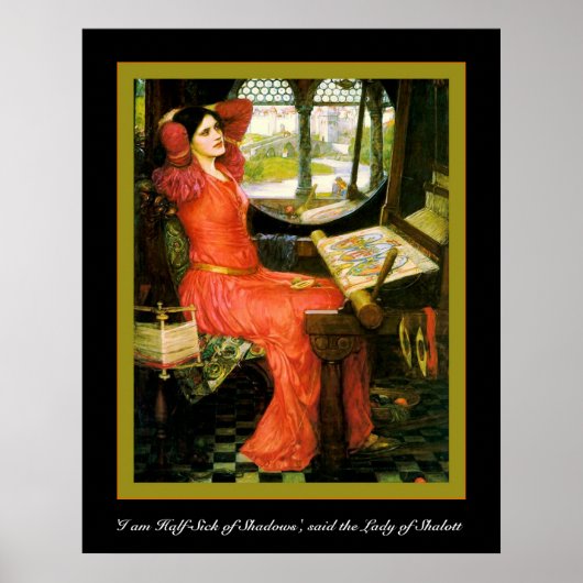 "Ik ben halfziek van Shadows" Poster (Voorkant)