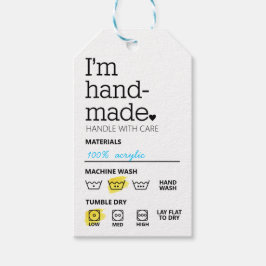 Ik ben handgemaakte minimalistische zakelijke Labe Cadeaulabel