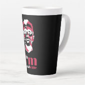 Ik ben handig abstract gezicht Hoesje-Mate iPhone  Latte Mok (Rechterhoek)