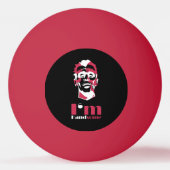 Ik ben handig abstract gezicht Hoesje-Mate iPhone Pingpongballen (Voorkant)