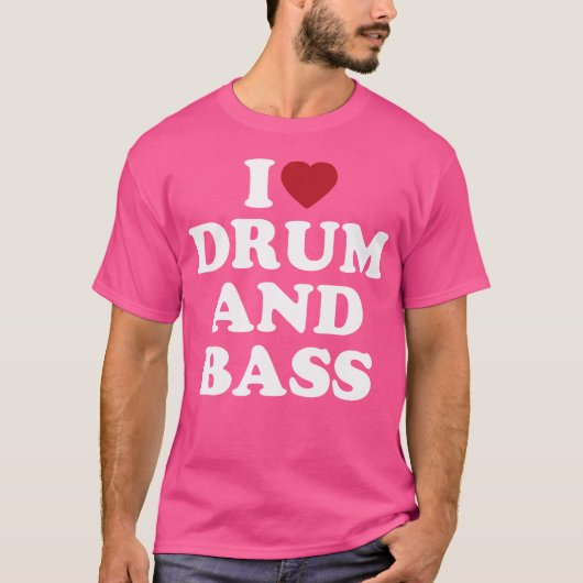 Ik ben hartsdrum en bas t-shirt (Voorkant)