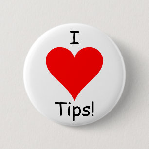 Ik ben hartstips. ronde button 5,7 cm
