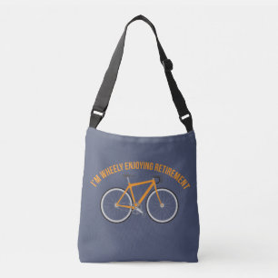 Ik ben heel blij met de fiets Retirement Funny Crossbody Tas