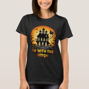 Ik ben Heks Heeft Huis Volle Maan Pompoenen T-shirt