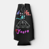 Ik ben helemaal van jou romantisch Valentijns echt Flesjeskoeler (Achterkant)