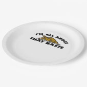 Ik ben helemaal weg van die smeerlap! Classic Papieren Bordje (Gekanteld)