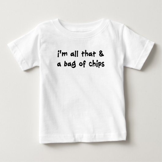 Ik ben helemaal zo en een tas met chips T-Shirt (Voorkant)
