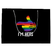 Ik ben Hers Rainbow Lesbian Couple Funny LGBT Prid Groot Cadeauzakje (Achterkant)