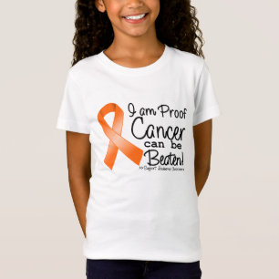 Ik ben het bewijs dat kanker kan worden geslagen t-shirt
