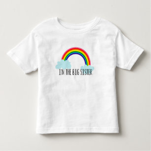 Ik ben het Big Sister Rainbow Toddle T-shirt