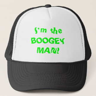 Ik ben het BOOGEY MAN. Design van Ché Dean Trucker Pet