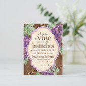 Ik ben het Briefkaart Vine Scripting (Staand voorkant)