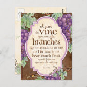 Ik ben het Briefkaart Vine Scripting (Voorkant / Achterkant)