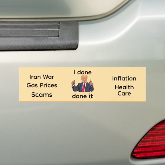 Ik Ben Het Bumpersticker (Op auto)