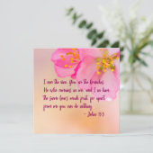 Ik ben het Christelijke Floral-Inspirerend (Staand voorkant)