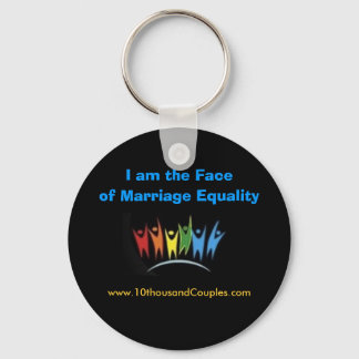 Ik ben het Face of Marriage Equality Sleutelhanger