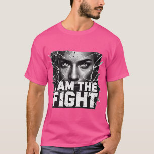 Ik ben het Fight Women's MMA Inspirerend T-shirt