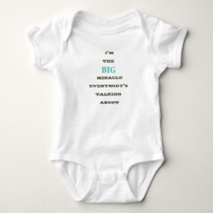 Ik ben het GROTE wonder... baby jongen t-shirt
