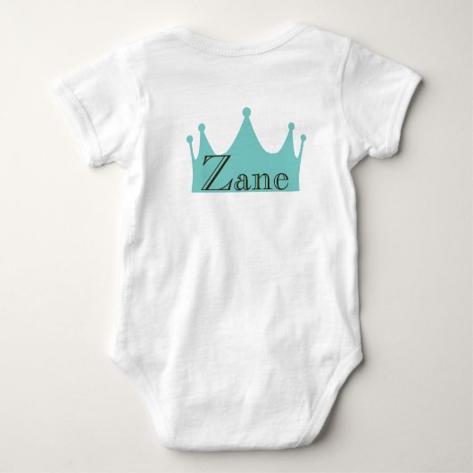 Ik ben het GROTE wonder... baby jongen t-shirt (Achterkant)