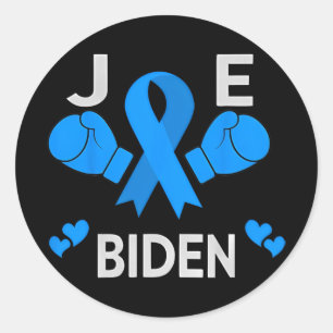 Ik ben het helemaal eens met Joe Biden 2 Ronde Sticker
