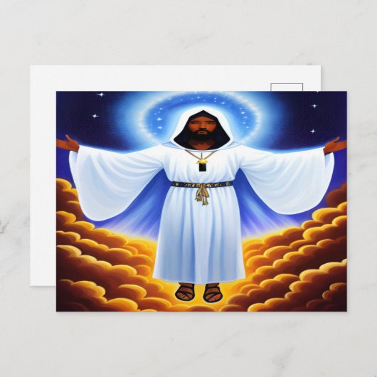 Ik ben het licht Christelijke Briefkaart (Voorkant / Achterkant)