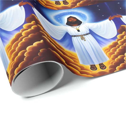 Ik ben het licht Christelijke inpakpapier (Rol Hoek)