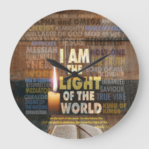 Ik ben het Licht van de Wereld - John 8:12 Grote Klok