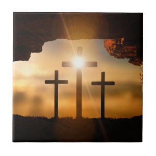 Ik ben het Licht van de Wereld Keramische Tile Tegeltje