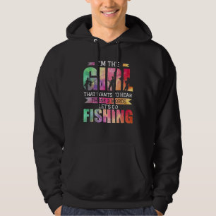 Ik ben het meisje dat wil horen dat ze Vist Hoodie