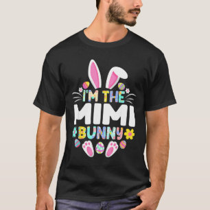 Ik ben het mimi konijn grappige pasen dag familie t-shirt