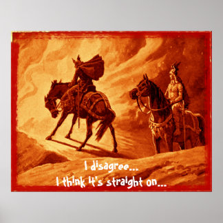 Ik ben het niet eens... poster