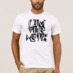 Ik ben het nieuws t-shirt
