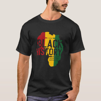 Ik ben het ontwerp van de Zwarte Historie-maand T-shirt