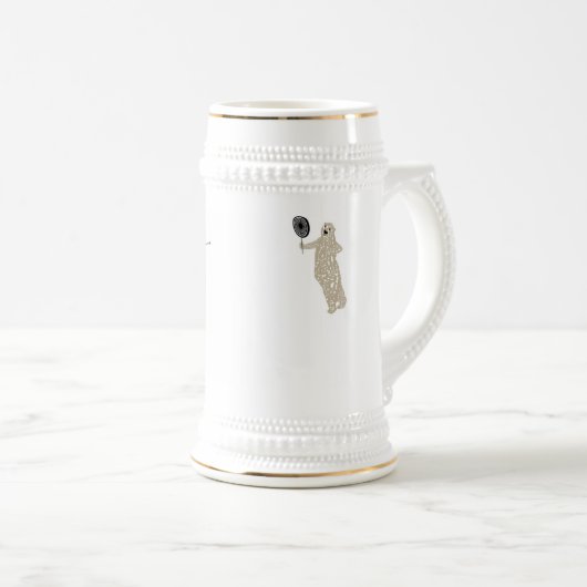 Ik ben het Polaire Beer. Doelpraktijk. Bierpul (Voorkant rechts)