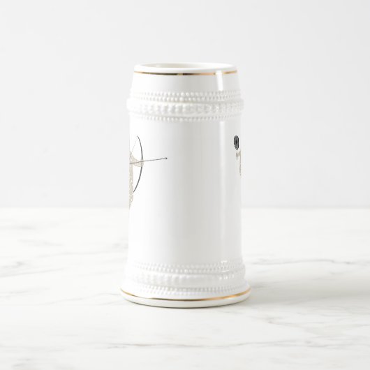 Ik ben het Polaire Beer. Doelpraktijk. Bierpul (Center)