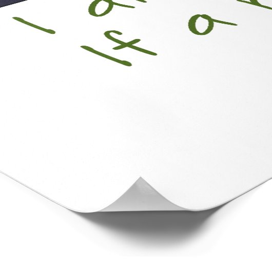 Ik ben het Poster John 15:5 citaat (Hoek)