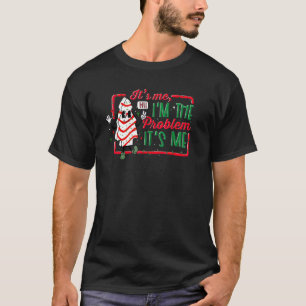Ik ben het probleem... dat ik de kerstboom ben. t-shirt