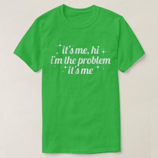 Ik ben het probleem dat ik grappig probeer te vind t-shirt (Design voorkant)
